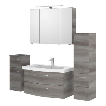 Pelipal Serie 6005 Badmöbel Set - SPRINT - 98 cm + 2x 30 cm
