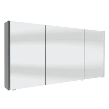 Pelipal Spiegelschränke Spiegelschrank - 143,2 cm, 3 Drehtüren, 6 Glaseinlegeböd