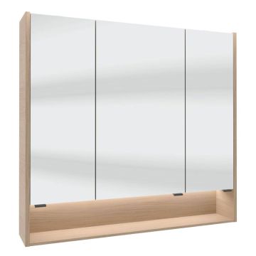 Pelipal Spiegelschränke Spiegelschrank - 93,2 cm, 3 Drehtüren, 6 Glaseinlegeböde