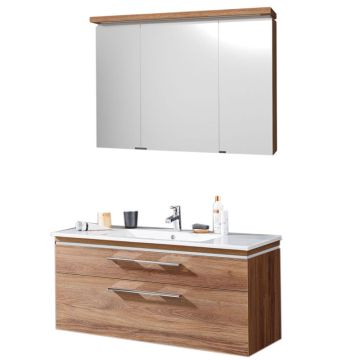 Puris Cool Line Badmöbelset mit Spiegelschrank 90 cm