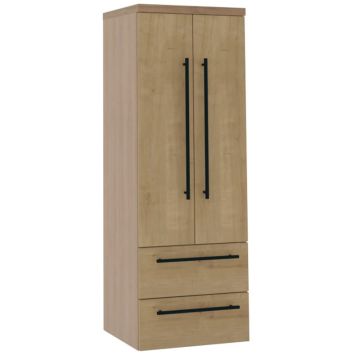 Puris Kera Plan Hochschrank - 60 cm, 2 Türen, 2 Auszüge