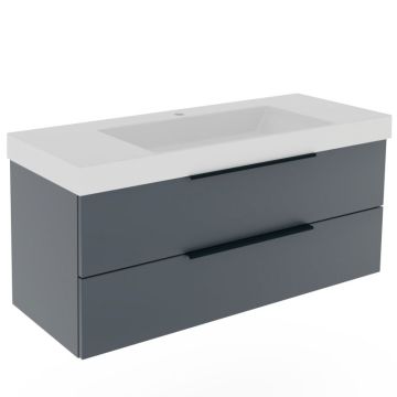 Puris Kera Plan Waschtisch mit Unterschrank - 122 cm