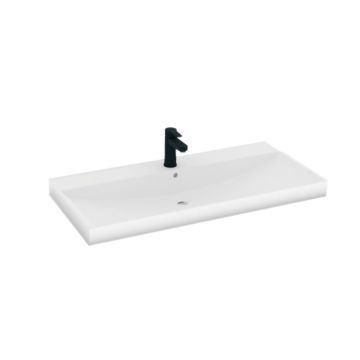 Puris Kera Plan Aufsatzwaschtisch - 101 cm