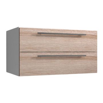 Puris Kera Plan Waschtischunterschrank 90 cm Geberit iCon 900 (Schale links)