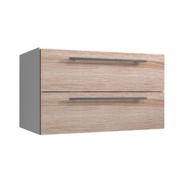 Puris Kera Plan Waschtischunterschrank 90 cm Geberit iCon 900 (Schale rechts
