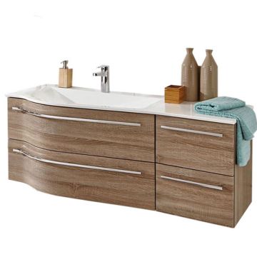 Puris Swing Waschtischunterschrank mit Waschtisch 120 cm Variante rechts