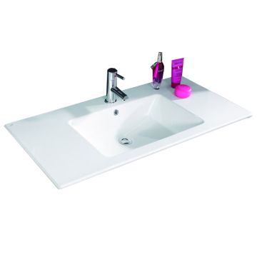 Puris Fresh Mineralguss Möbelwaschtisch 100,6 cm