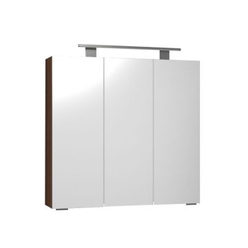 Puris Quada Spiegelschrank 70 cm mit Aufsatzleuchte