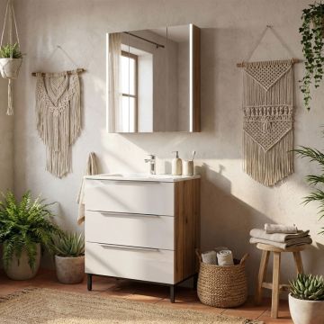 Puris Quada Badmöbel Set 3-2 - 72 cm