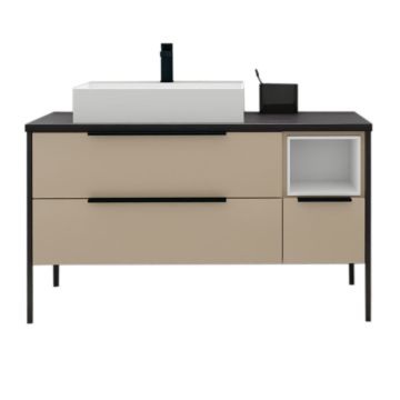 Puris Aspekt Waschtisch mit Unterschrank - 125 cm