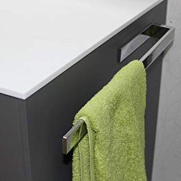 Puris Zubehör Handtuchhalter chrom, einarmig, nach vorne geöffnet