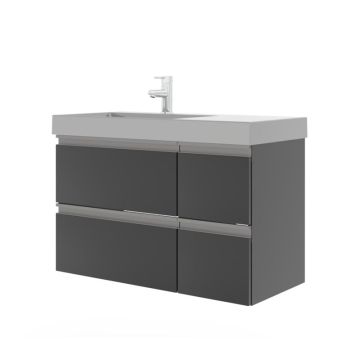 Puris Cpuro Waschtisch mit Unterschrank - 92 cm