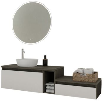 Puris Vialli Badmöbel Set 3-1 - 161,2 cm