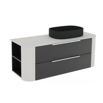 Puris Veluna Waschtisch mit Unterschrank Set 15-1 - 131 cm