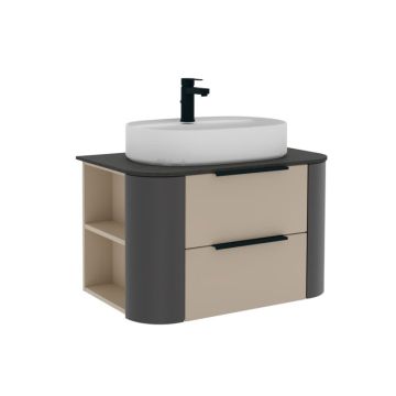 Puris Veluna Waschtisch mit Unterschrank Set 18 - 81 cm