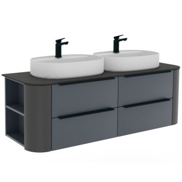 Puris Veluna Waschtisch mit Unterschrank Set 24 - 151 cm