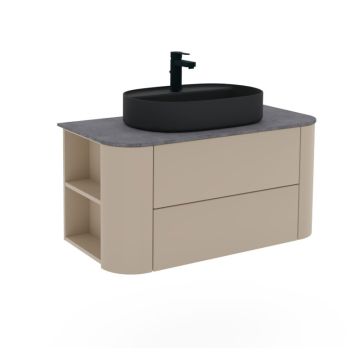 Puris Veluna Waschtisch mit Unterschrank Set 19-1 - 101 cm