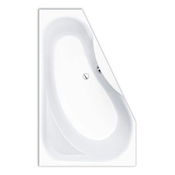 Repabad Tika Raumspar-Badewanne 175 rechts - Acryl, in Weiß