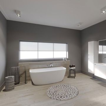 Riho Badewannen Oval Back2Wall - Acryl - 170 x 80 cm, wandstehend, Ambient