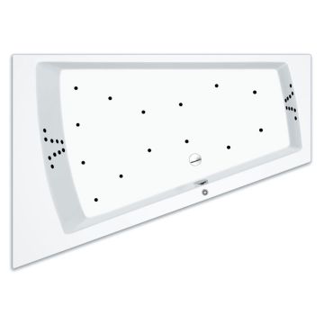 Repabad Livorno 175 x 120_65 cm Duo rechts, mit Aqua-Comfort