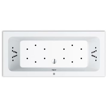 Repabad Abano 180 x 80 cm, mit Aqua-Comfort