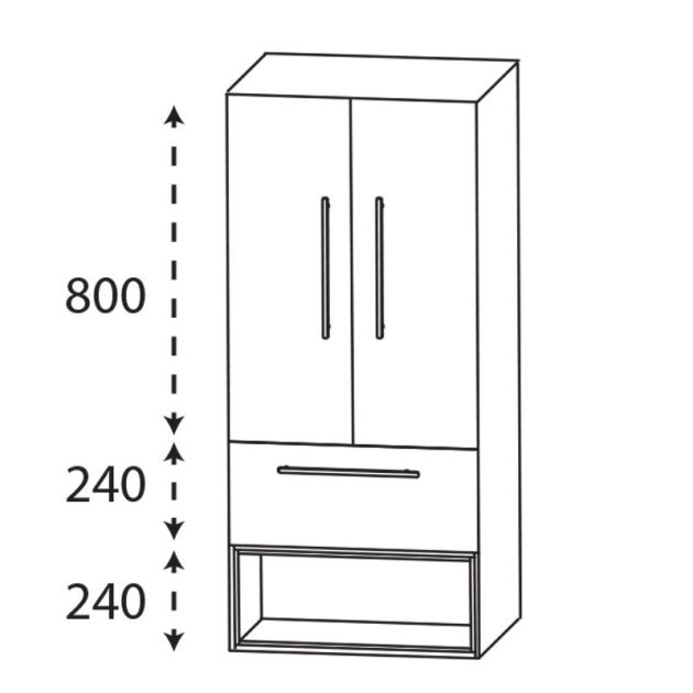 Laguna Ergänzungsschrank Mittelschrank