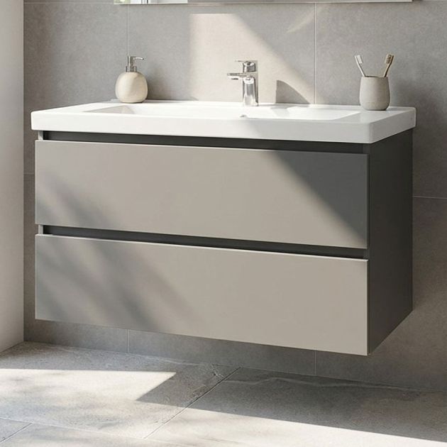 Nobilia Nio Line N Waschtisch mit Unterschrank