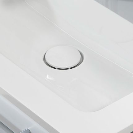 Laguna Ventilabdeckung Glas Optiwhite matt
