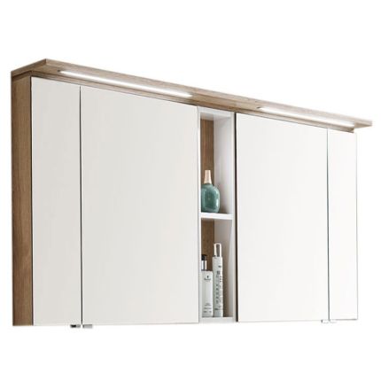 b collection b maxx Spiegelschrank Set - 170 cm, 2 Spiegleschränke 1 Regal