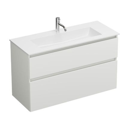 Burgbad LIN20 Waschtisch mit Unterschrank Set 102 cm