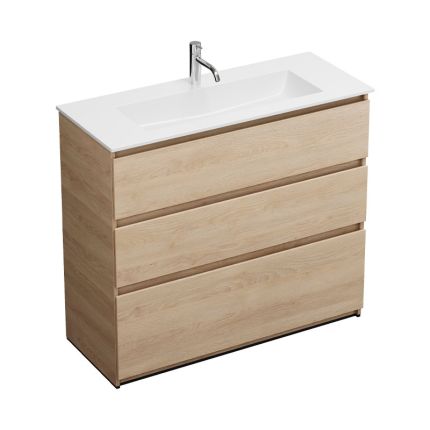 Burgbad LIN20 Waschtisch mit Unterschrank Set 102 cm