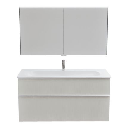 Burgbad Fiumo 2.0 Badmöbel Set - 122 cm