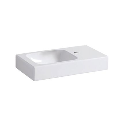 Geberit iCon Waschtisch - Hahnloch, Ablagefläche, weiß