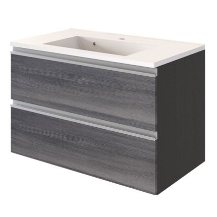 Held Möbel Arezzo Waschtisch mit Unterschrank - 80 cm