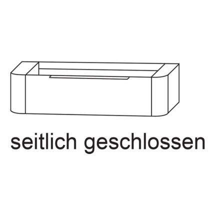Laguna Orbis Waschtischunterschrank - 101 cm Skizze