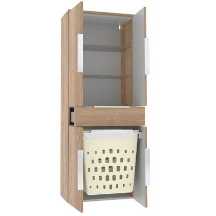 Laguna Ergänzungsschrank Hochschrank - 60 cm geöffnet