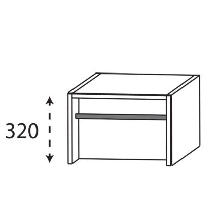 Laguna Platino 2.0 Plattenunterschrank - 30 cm