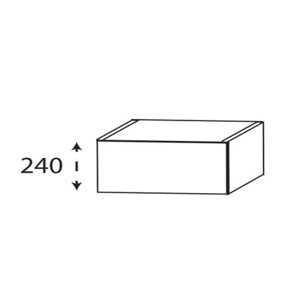 Laguna Platino 2.0 Unterschrank - 70 cm Skizze