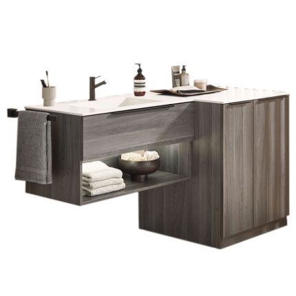 Laguna Platino 2.0 Waschtisch mit Unterschrank Set 3 - 130,8 cm