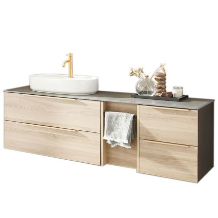Laguna Platino 2.0 Waschtisch mit Unterschrank Set 5 - 140,8 cm