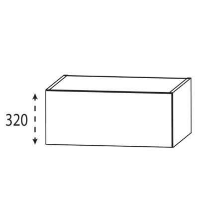 Laguna Platino 2.0 Waschtischunterschrank - 70 cm Skizze