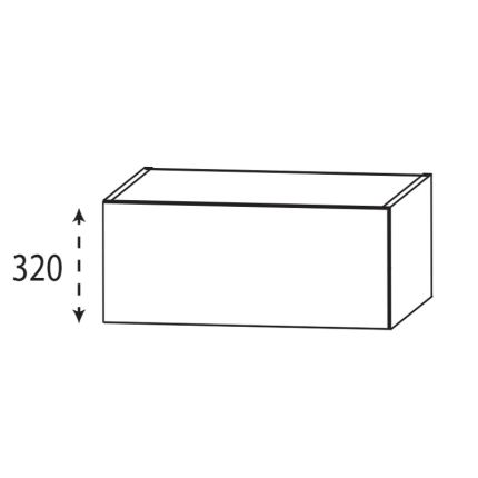 Laguna Platino 2.0 Waschtischunterschrank - 80 cm Skizze
