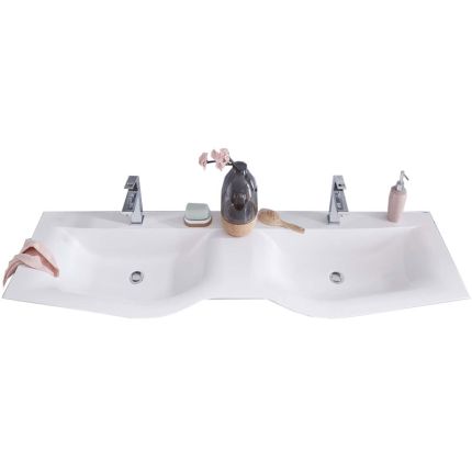 Laguna Laola Möbelwaschtisch Doppelwaschtisch STONEPLUS 180,6 cm