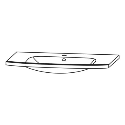 Laguna Kera.Home Möbelwaschtisch - 95 cm Skizze