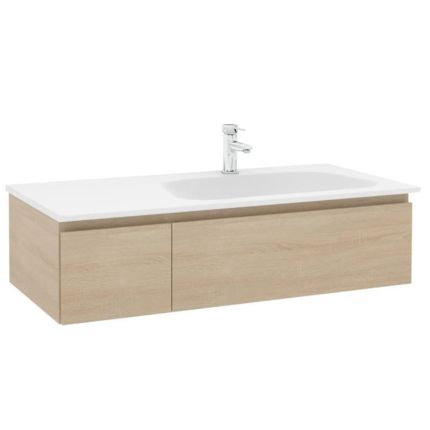 Pelipal PCON Solid Surface Waschtisch mit Unterschrank 107 cm
