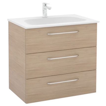 Pelipal PCON Mineralmrmor-Waschtisch mit Unterschrank 77 cm