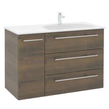 Pelipal PCON Mineralmarmor-Waschtisch mit Unterschrank 107 cm