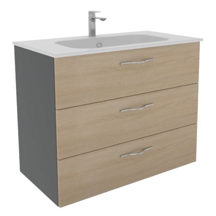 Pelipal PCON Waschtisch mit Unterschrank 92 cm