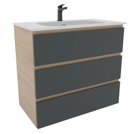 Pelipal PCON Waschtisch mit Unterschrank 92 cm