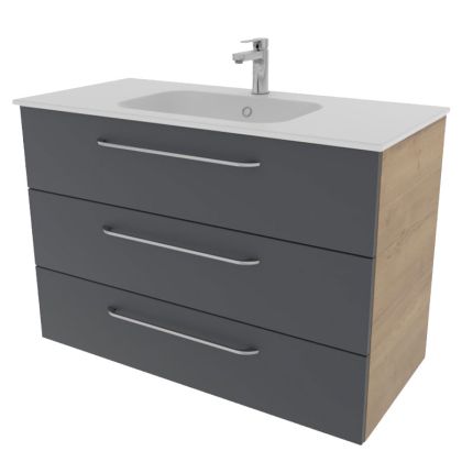 Pelipal PCON Waschtisch mit Unterschrank 107 cm